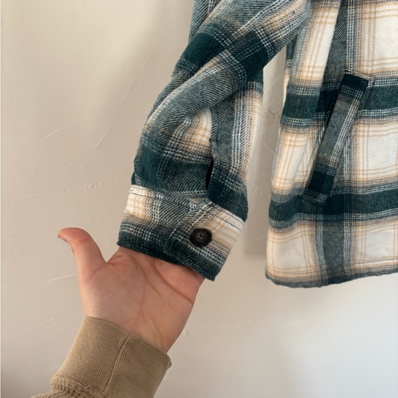 Plaid Button-Up Jacket - Picture 3 of 5